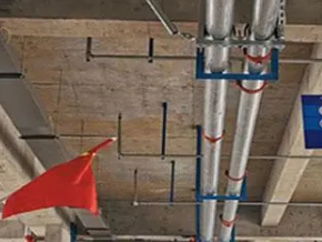 桥西管廊支架的安装方法